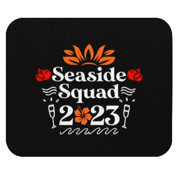 Discover Seaside Squad 2023 Summer Vacation Spring Break Mouse Pads