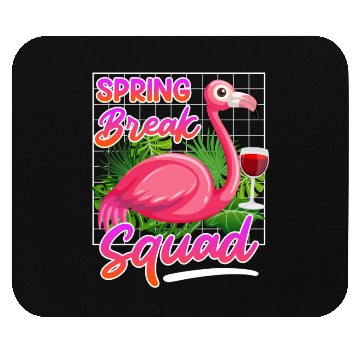 Discover Spring Break Squad Summer Vacation Spring Break Mouse Pads