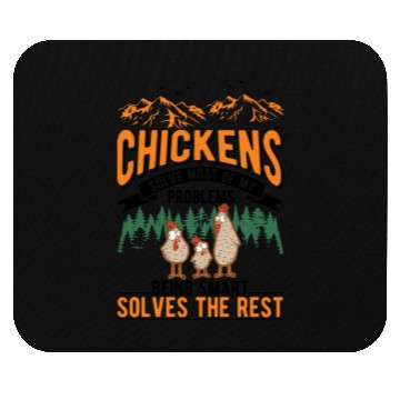 Discover Chickens Chicken Farm Farmer Mouse Pads