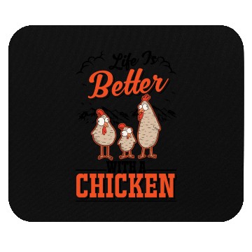 Discover Life Is Better With A Chicken Farmer Chickens Mouse Pads
