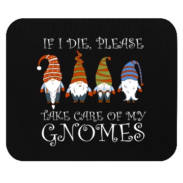 Discover Gnomes - Gnome Collecting - Gnome Collector Mouse Pads