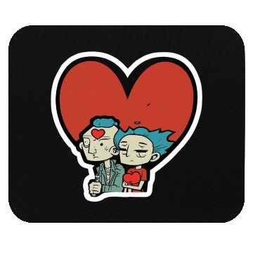 Discover Old Couple In Valentine’s Day Mouse Pads