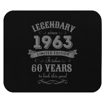 Discover 60th Birthday Vintage 1963 Mouse Pads