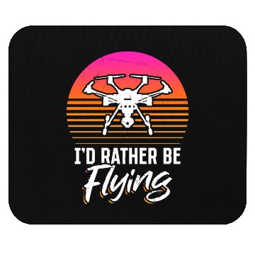 Discover Drone Lover Drones Flying Mouse Pads
