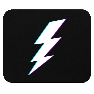 Discover Lightning Bolt Vaporwave Storm Lightning Mouse Pads
