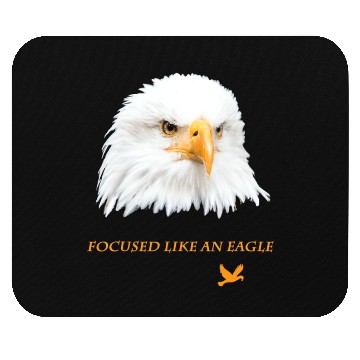 Discover Bald Eagle Gift Idea Focussed like an Eagle Photo Mouse Pads
