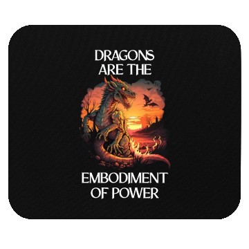 Discover Mythical Creature Dragons Gift Men Dragon for a Mouse Pads