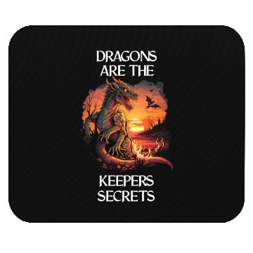Discover Mythical Creature Dragons Gift Men Dragon for a Mouse Pads