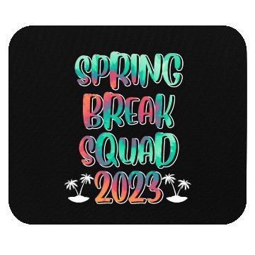 Discover Spring Break Squad Summer Vacation Spring Break Mouse Pads