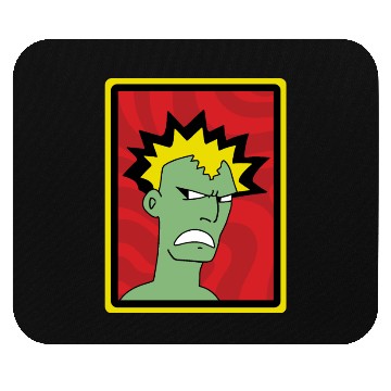Discover Punk guy - I'm Not Angry, This Is Just My Face Mouse Pads