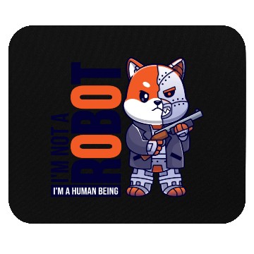 Discover I'm Not A Robot I'm A Human Being Mouse Pads