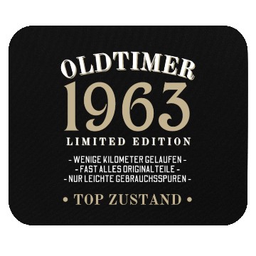 Discover 60th Birthday Vintage 1963 Mouse Pads
