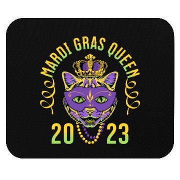 Discover Mardi Gras Queen 2023 Cat Kitten Mouse Pads