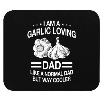 Discover Funny Galic Loving Dad For Men Mouse Pads