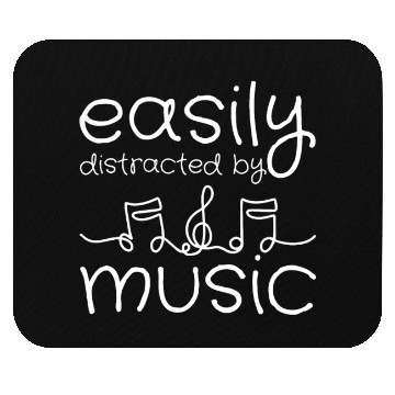 Discover Easily Distracted By Music 2 Mouse Pads