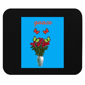 Discover beautiful butterflies and flowers Mouse Pads