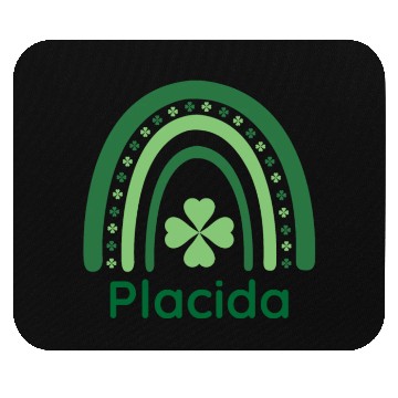 Discover Placida Clover Charm Boho Rainbow Mouse Pads