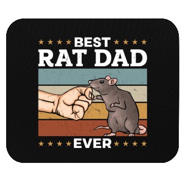 Discover Rat Dad Funny Animal Lover Mouse Pads