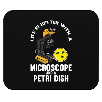 Discover Biology Biologist Microscope Mouse Pads