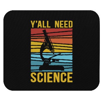 Discover Biology Biologist Microscope Y'all Need Science Mouse Pads