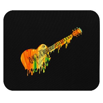 Discover Melting Guitar, Guitar Lover Mouse Pads
