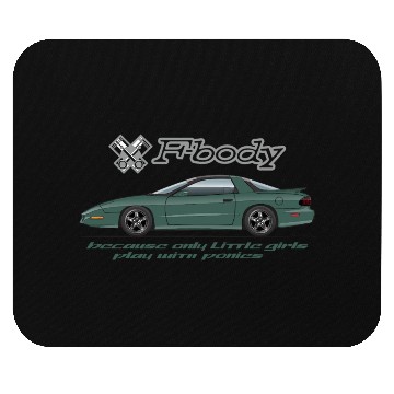 Discover F body Dark Green Mouse Pads