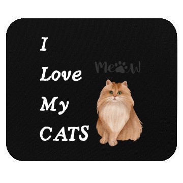Discover I love my cats - Meow Mouse Pads