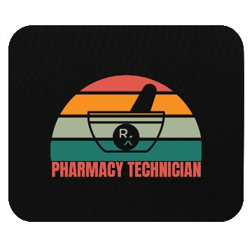 Discover Pharmacy Technician Half Sunset Mouse Pads