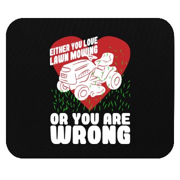 Discover Lawn Mowing Lawn Mower Gardener Mouse Pads