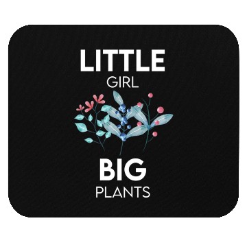 Discover Plant Lover Girl Mouse Pads
