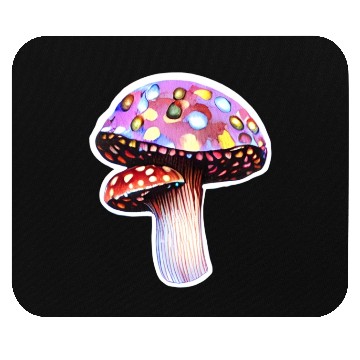 Discover Trippy Psychedelic Rave Trip Mushrooms Goa Mouse Pads