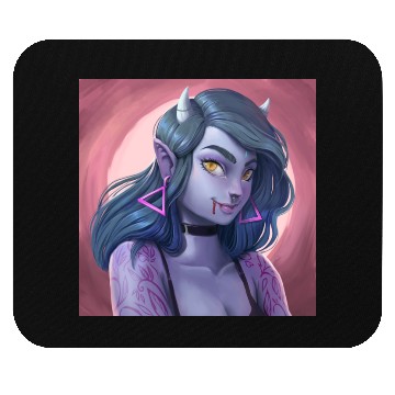 Discover Alpha Female illustration as vampire Mouse Pads