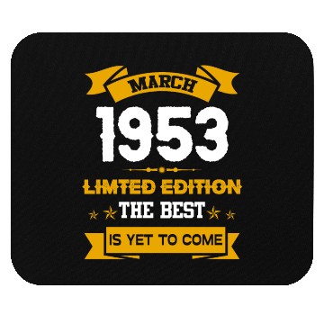 Discover March 1953 Birthday Surprise Mouse Pads