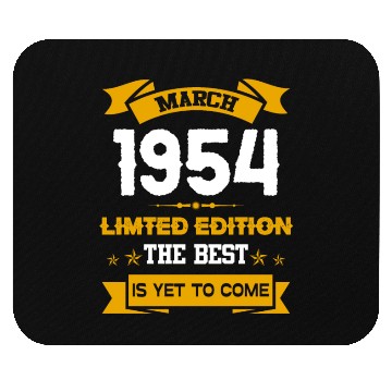 Discover March 1954 Birthday Surprise Mouse Pads
