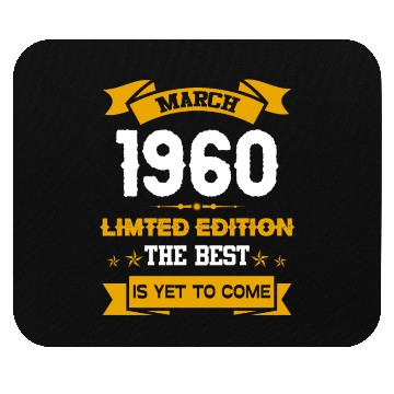 Discover March 1960 Birthday Surprise Mouse Pads