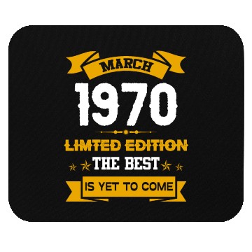 Discover March 1970 Birthday Surprise Mouse Pads