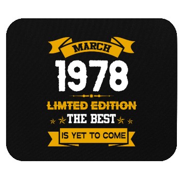 Discover March 1978 Birthday Surprise Mouse Pads