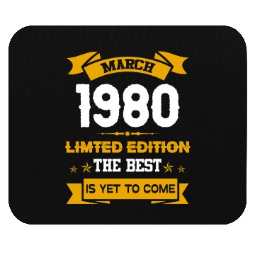 Discover March 1980 Birthday Surprise Mouse Pads