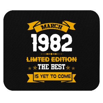 Discover March 1982 Birthday Surprise Mouse Pads