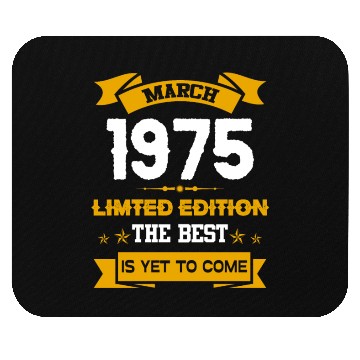 Discover March 1975 Birthday Surprise Mouse Pads