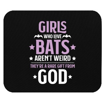 Discover Bat Bats Bat Lover Chiroptera Halloween Vampire Mouse Pads