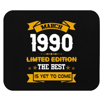 Discover March 1990 Birthday Surprise Mouse Pads