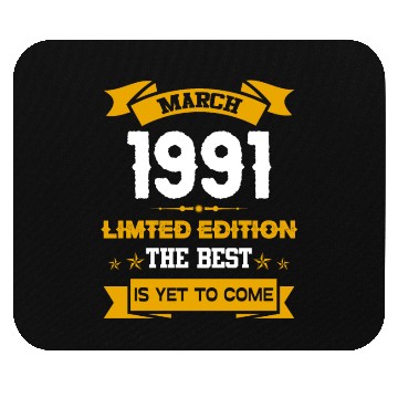 Discover March 1991 Birthday Surprise Mouse Pads