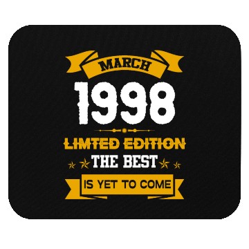Discover March 1998 Birthday Surprise Mouse Pads