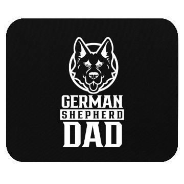 Discover German Shepherd Dad Boy Guy German Sheperd Dog Mouse Pads