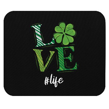 Discover Love Life St. Patrick's Day Shenanigans Mouse Pads