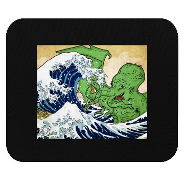 Discover The Great Wave off Octopus Mouse Pads