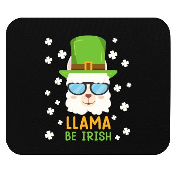 Discover LLama be Irish Lama Alpaca St. Patrick's Day Mouse Pads