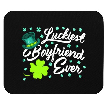 Discover Luckiest Boyfriend Ever Valentine's Day Mouse Pads