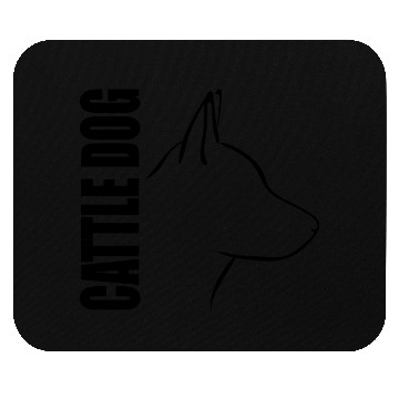 Discover Cattle Dog Profile dog mom Mouse Pads